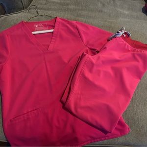 Scrub top and bottoms